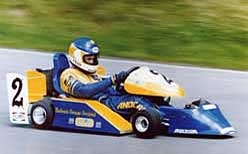 Pete Morgan kart racing