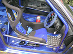 Indide Pete Morgan's Citroen Saxo